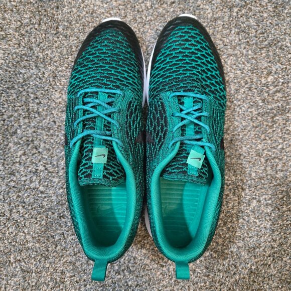Nike Other - WINTER SALE! NWOT Nike Roshe Flyknit SE Lucid Green/Black/White Men Size 10.5